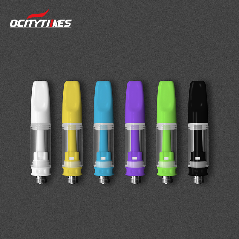 thick oil glass full ceramic 1.0ml vape cartridge