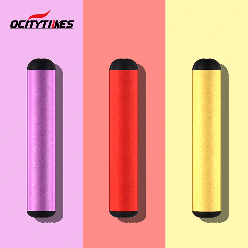 Portable flat disposable vaporizer pod 300 puffs e cigarette 