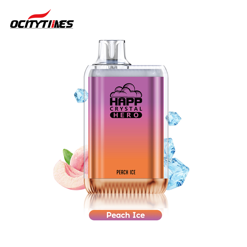 Adjustable Airflow Peach Ice Disposable Vape Electronic 