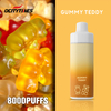 Pineapple ice 2% nic salt 8000 puffs disposable vaporizer e cig 