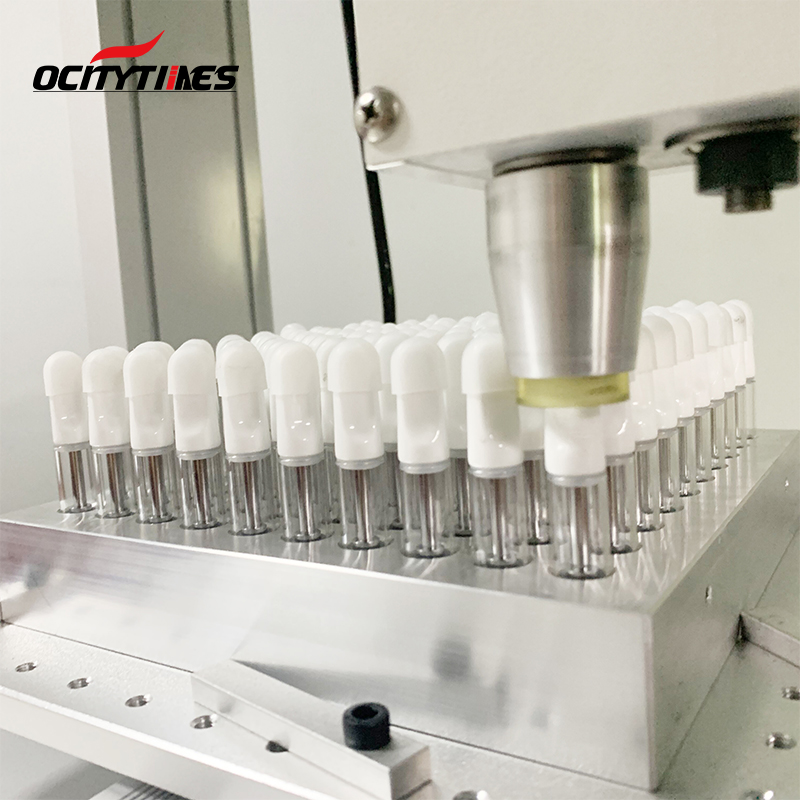 CBD dispense vape cartridge tips capping filling machine