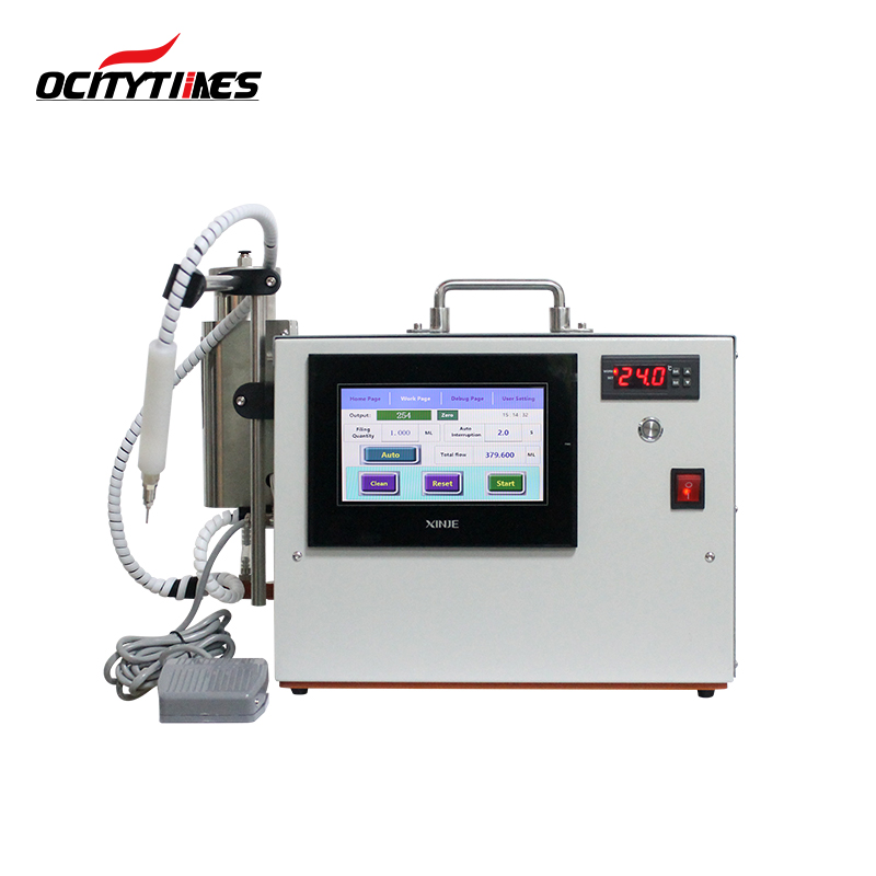 Semi-Automatic Cartridge Vaporizer Tincture Syringe Cbd Oil Filling Machine