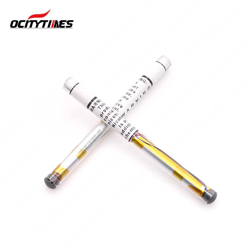 Jail using soft tube flavored disposable e cigarette with custom sticker
