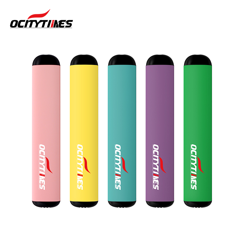 Portable flat disposable vaporizer pod 300 puffs e cigarette 