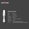 thick oil glass full ceramic 1.0ml vape cartridge