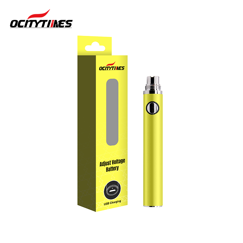 Ocitytimes New Rechargeable 650mah Vape Battery with Button