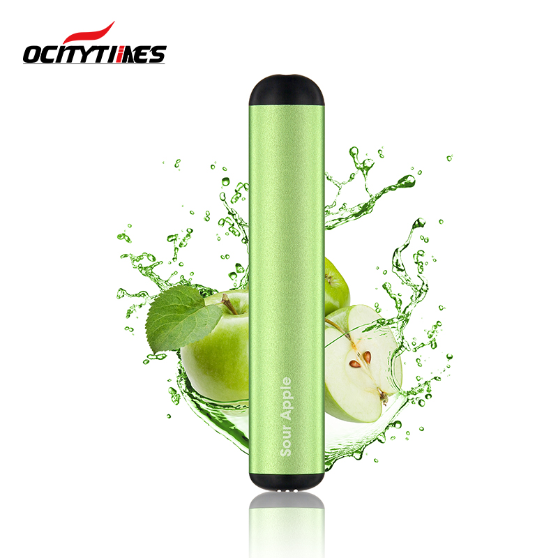 Portable flat disposable vaporizer pod 300 puffs e cigarette 